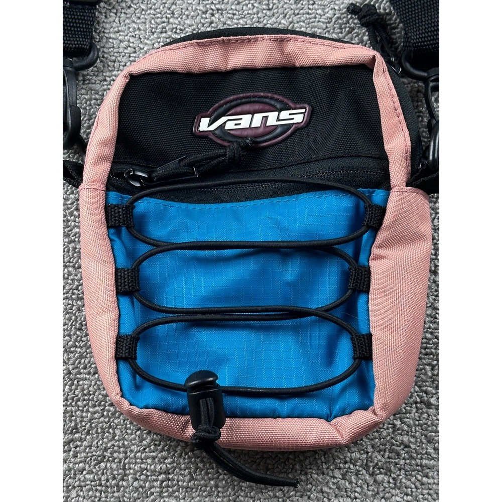 Vans Crossbody Bag Unisex One Size Blue Pink Colorblock Bail Shoulder Streetwear - Picture 5 of 9